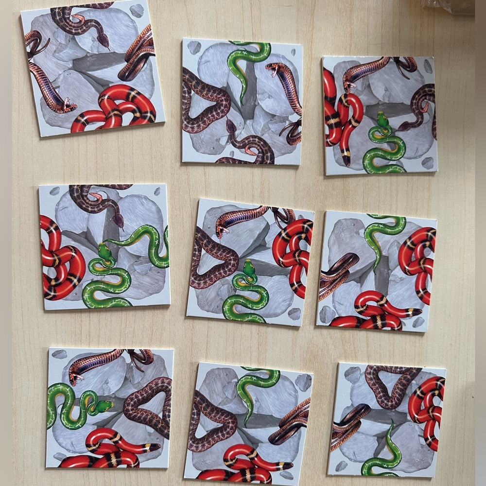 3/$20 -- Mindware Squzzle 3x3 Puzzle - Snakes - GUC